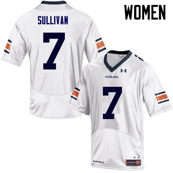 Women Auburn Tigers #7 Pat Sullivan College Football Jerseys Sale-White